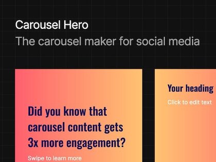 Carousel Hero screenshot