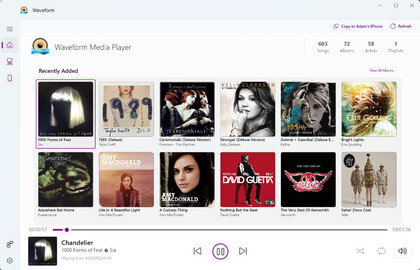 Waveform Music Player screenshot