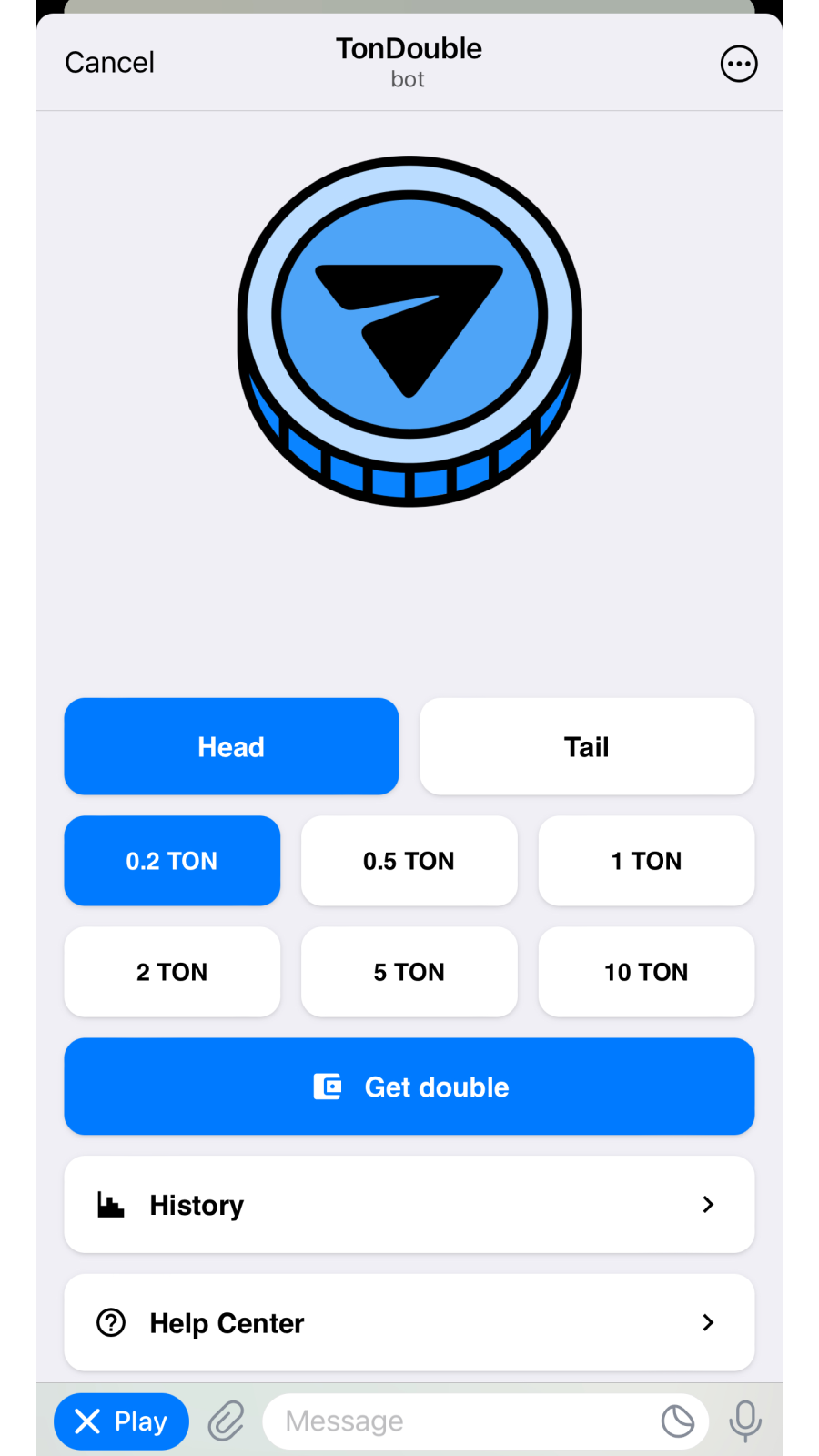 tondouble.xyz Landing page