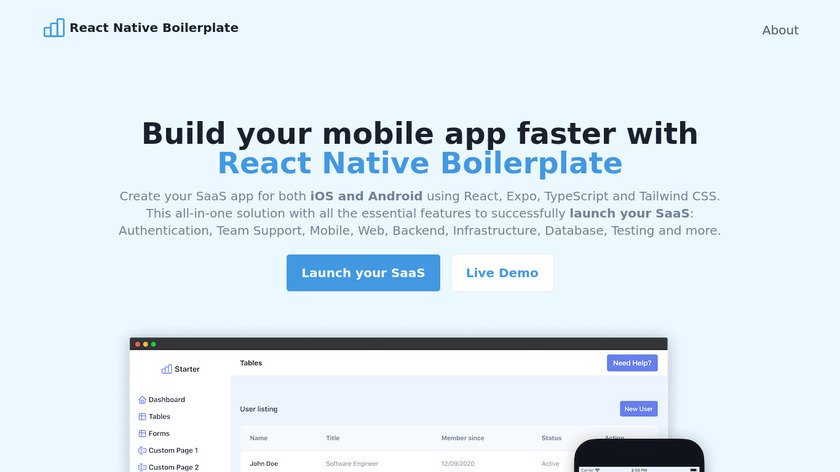 Nextless.js Mobile: SaaS Starter Kit Landing Page