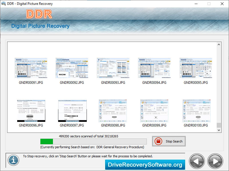 Digital Picture Recovery by DriveRecoverySoftware Landing page