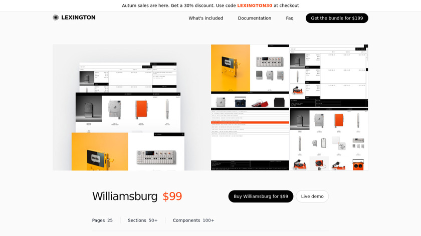 Williamsburg Landing Page