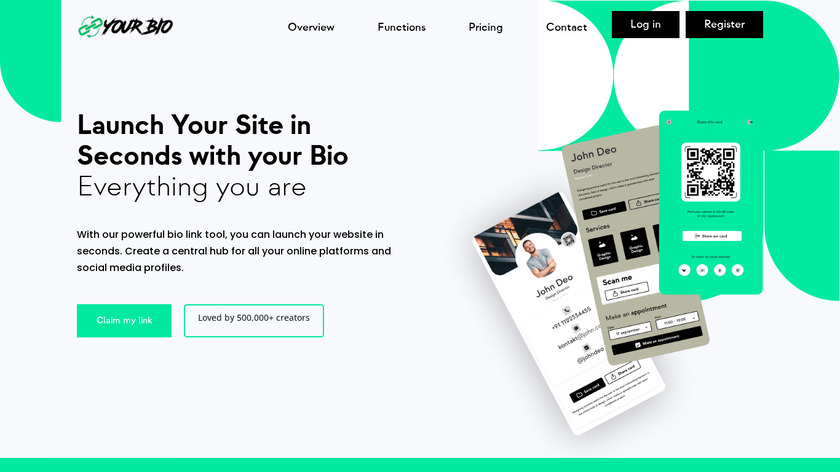 YourBio Pty.Ltd Landing Page