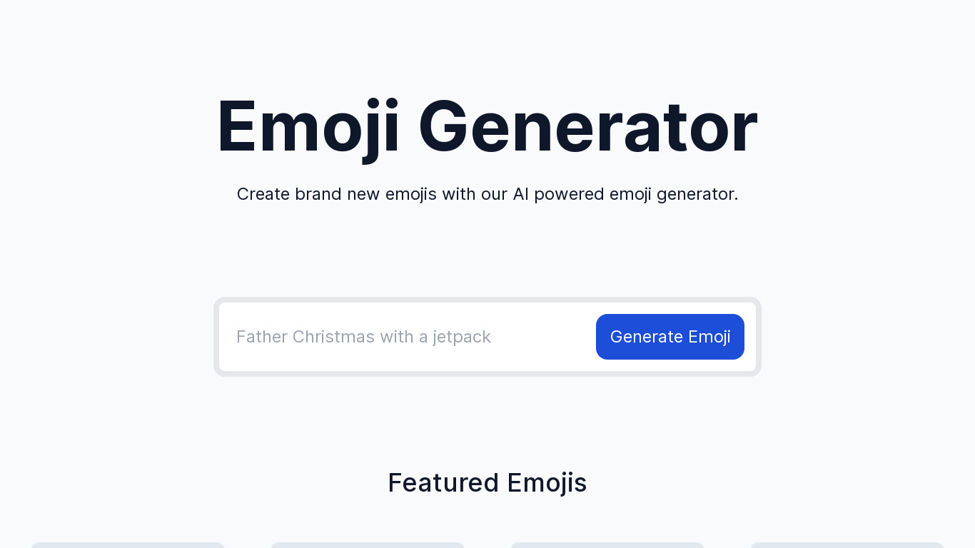 emoji.is Landing page