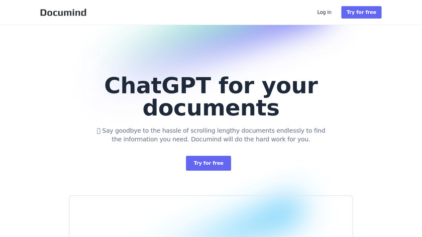 Documind AI Landing Page