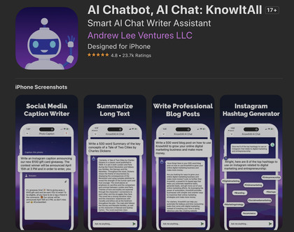 KnowItAll App screenshot