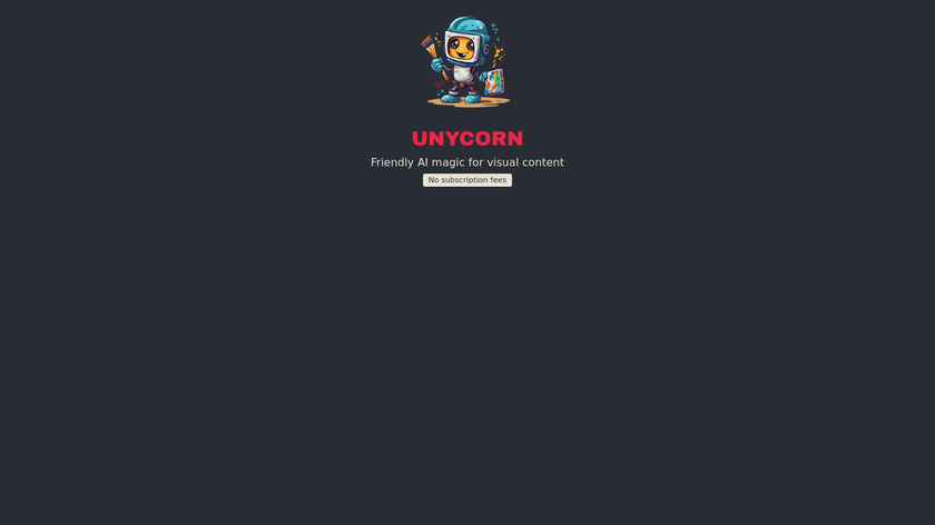 Unycorn Landing Page