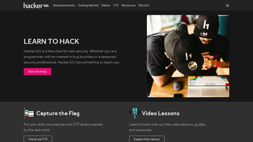 Hacker101 Landing Page