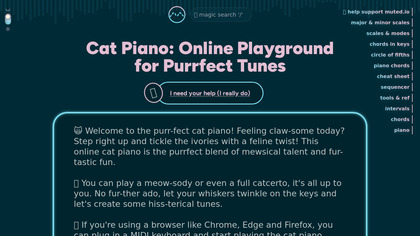 Cat Piano image