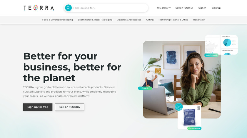 TEORRA Landing Page