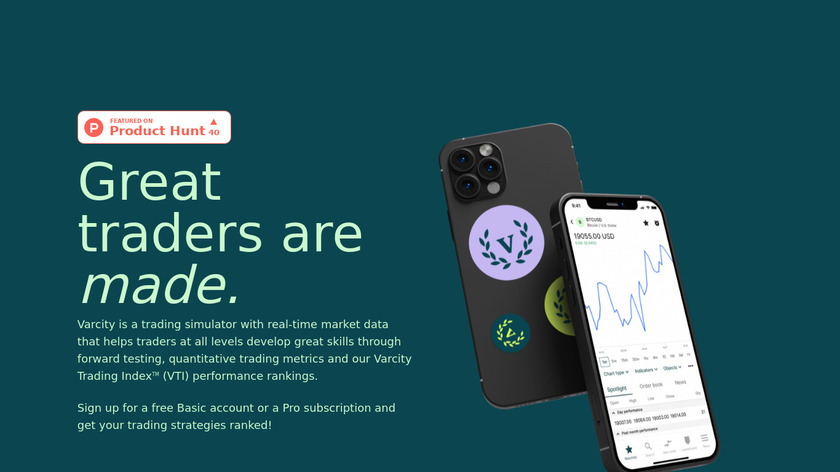 Varcity Landing Page