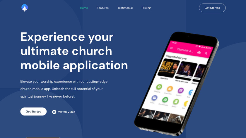 TheFaithApp Landing Page