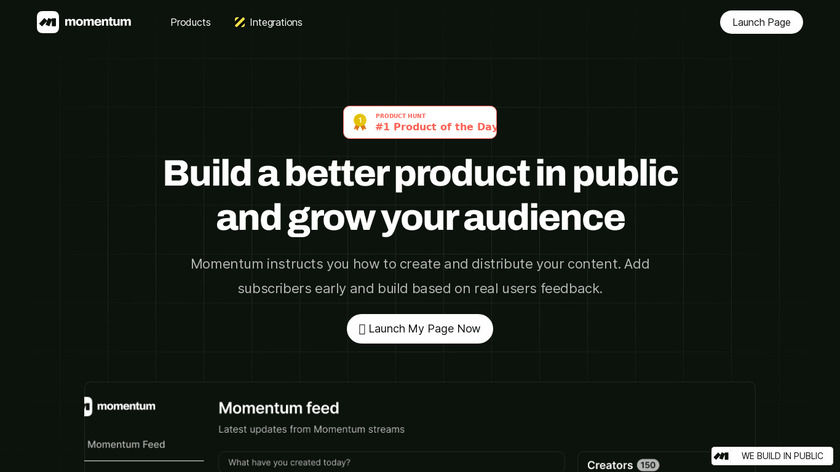 mmntm.build Landing Page