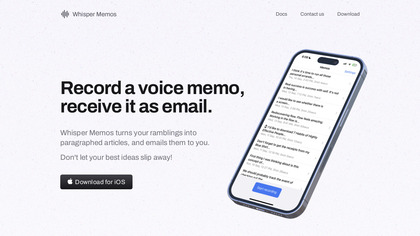 Whisper Memos image