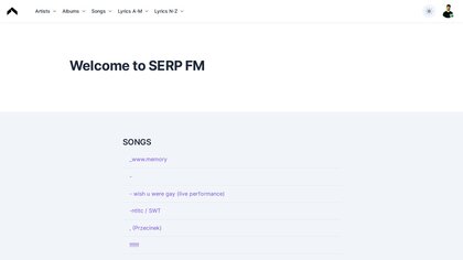 SERP FM screenshot