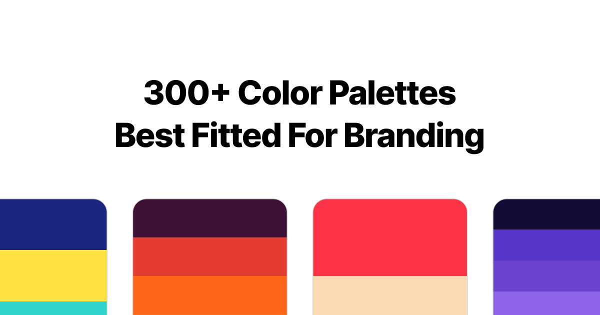 Branding Colors Landing page