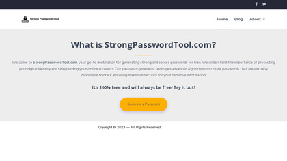 Strong Password Tool image