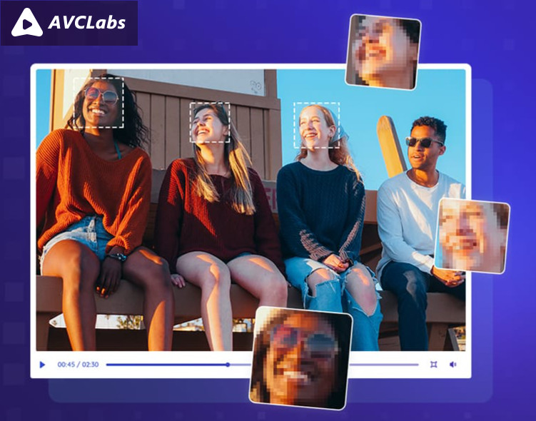 AVCLabs Video Blur AI for Mac Landing page