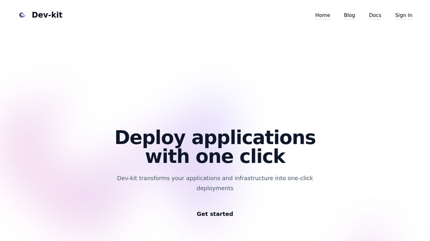 Dev-kit.io Landing Page