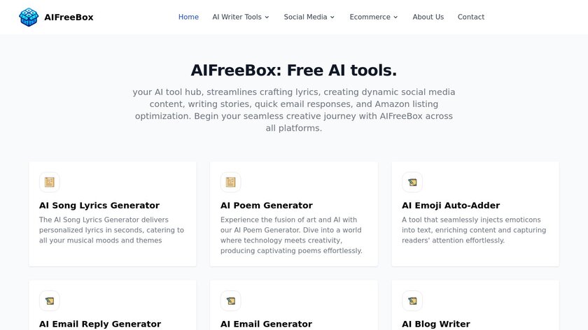 AIFreeBox Landing Page