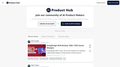 AI Product Hub image