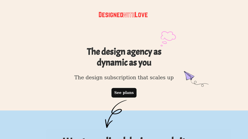 DesignedWithLove Landing Page