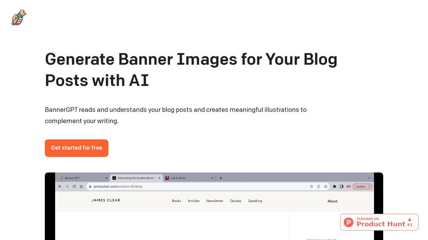 Banner-GPT Landing Page