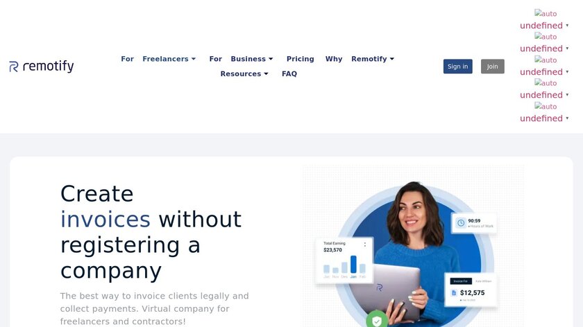 Remotify.co Landing Page