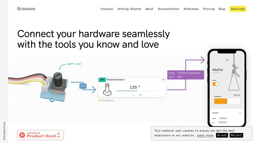 blokdots Landing Page