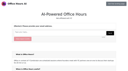 Office Hours AI image