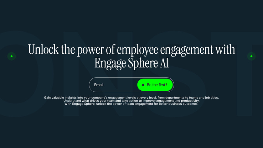 Engage Sphere AI Landing Page