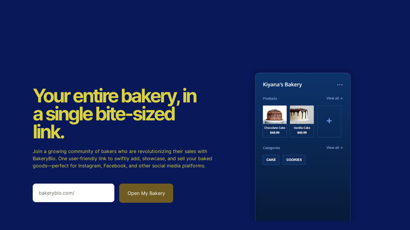 BakeryBio Landing Page