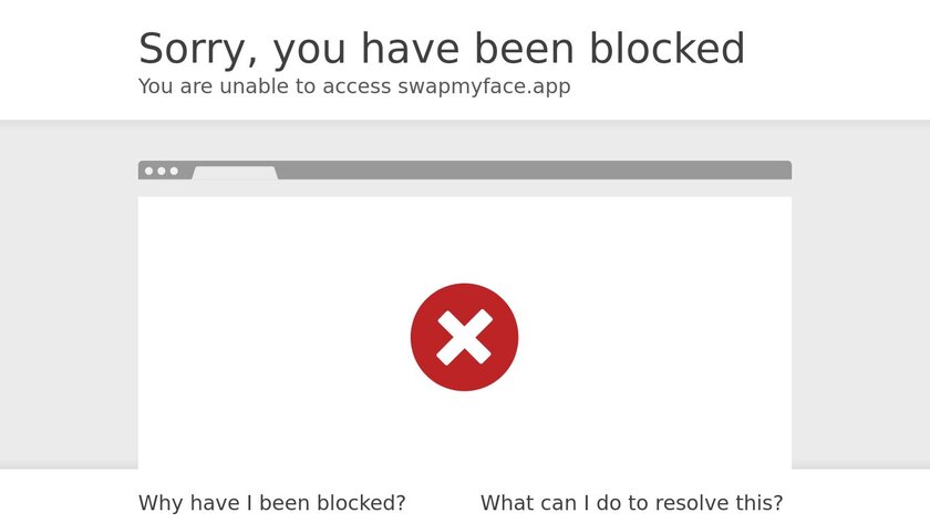 SwapMyFace Landing Page
