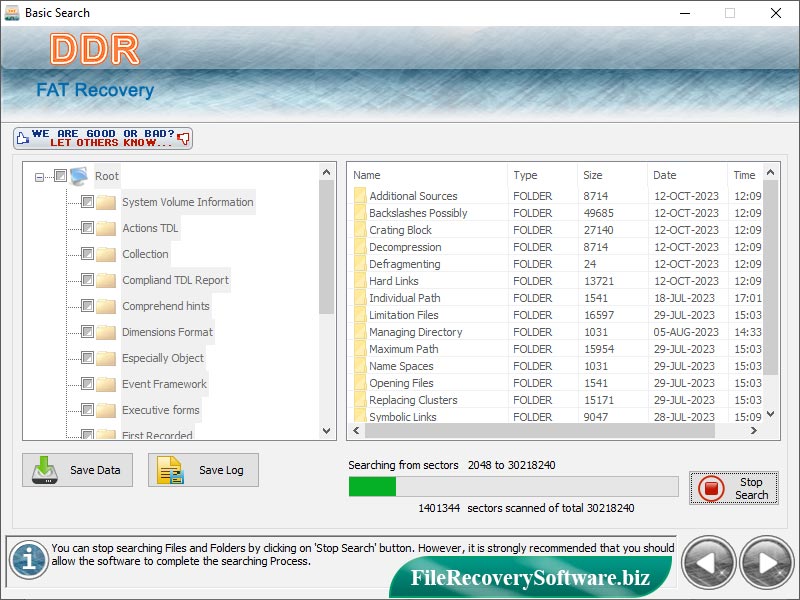 FileRecoverySoftware.biz Landing page