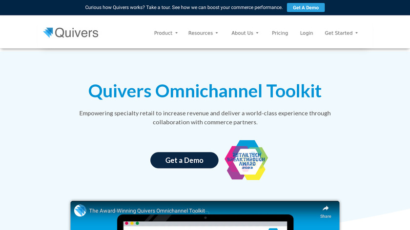 Quivers Landing Page