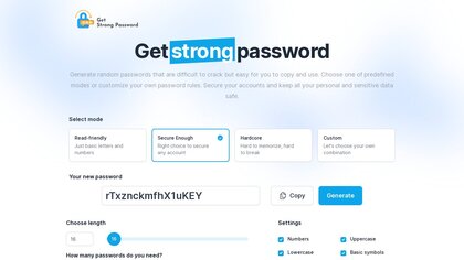Get Strong Password image
