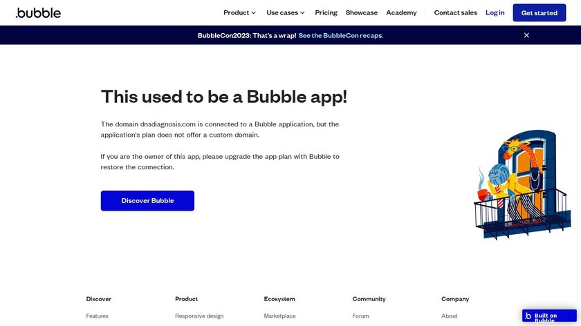 DNS Diagnosis Landing Page