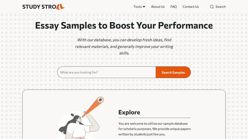 StudyStroll Landing Page
