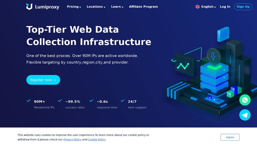 Lumiproxy Landing Page