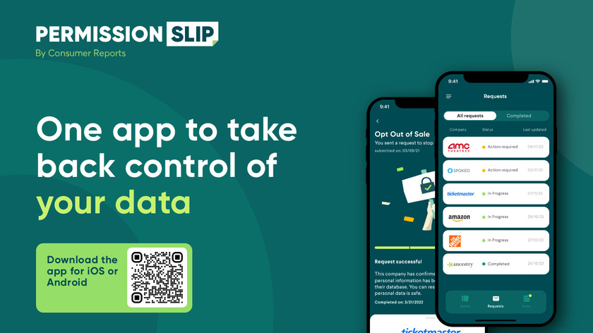 Permission Slip Landing Page