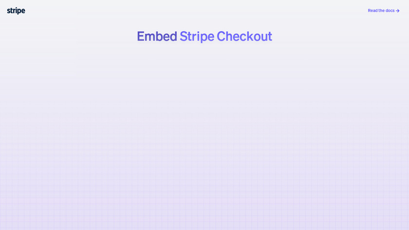 Stripe Embedded Checkout Landing Page