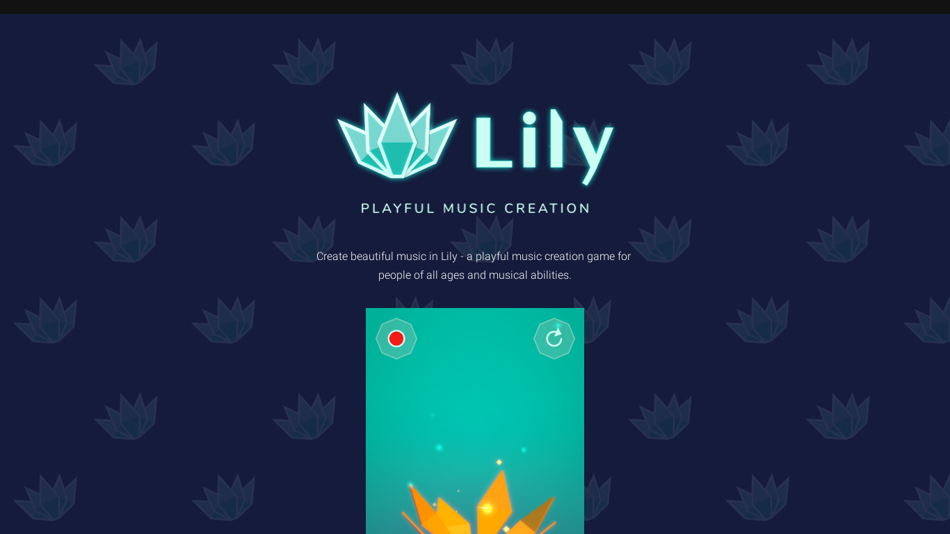 Lily Landing page