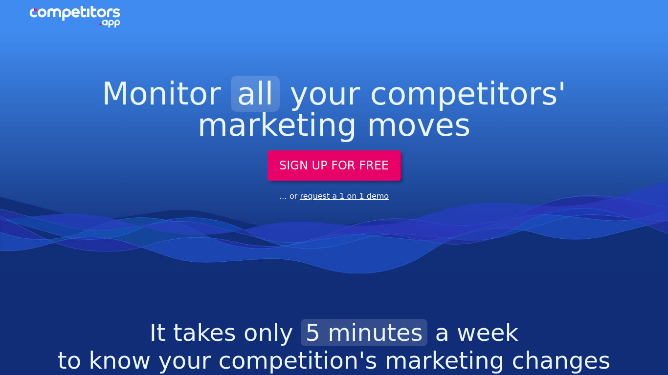 Competitive Business Landing page