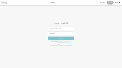 Weld Websites screenshot