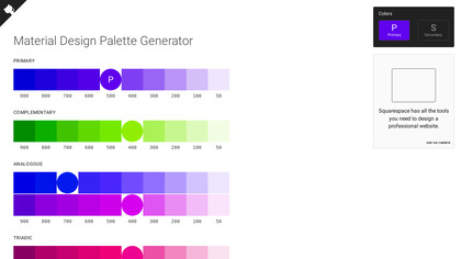Material Design Palette Generator image