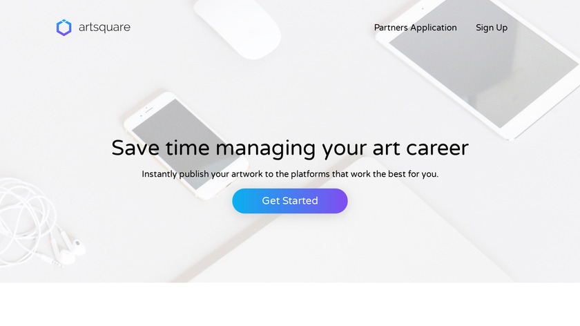 ArtSquare Landing Page
