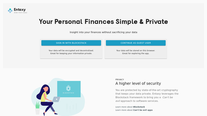 Entaxy Landing Page