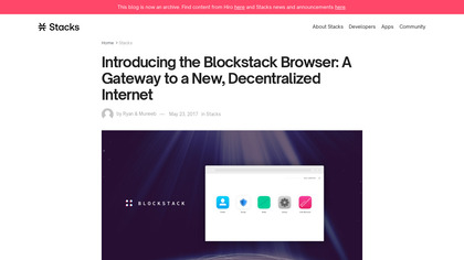 Blockstack Browser image