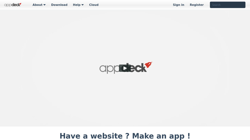 appdeck Landing Page