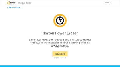 security.symantec.com Norton Power Eraser image